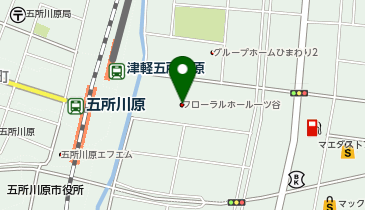 フローラルホール一ツ谷の地図画像