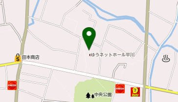 ゆうネットホール平川の地図画像