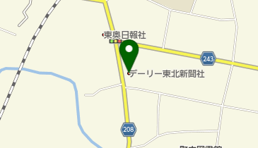 デーリー東北新聞社野辺地支局の地図画像