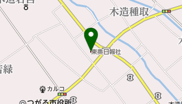 東奥日報社つがる支局の地図画像