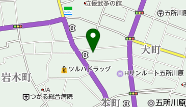 東奥日報社五所川原支局の地図画像