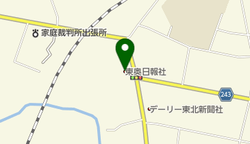 東奥日報社野辺地支局の地図画像