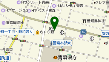 読売新聞青森支局の地図画像