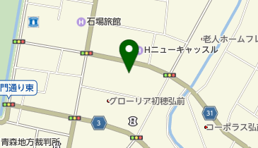 (株)青森テレビ弘前支社の地図画像