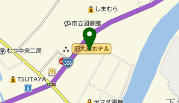 青森放送(株)むつ支局の地図画像