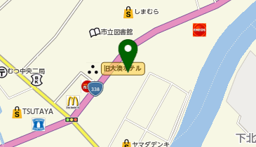 青森放送(株)むつ支局の地図画像