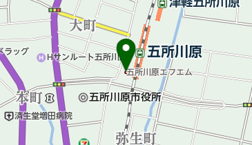 株式会社五所川原エフエムの地図画像
