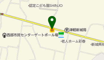 ほっかほっか亭新城店の地図画像
