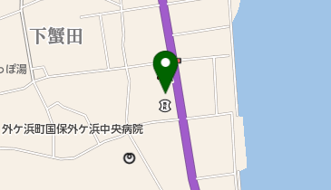 青森みちのく銀行蟹田支店の地図画像