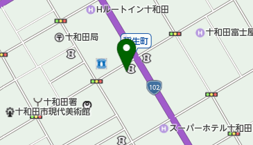 青森みちのく銀行十和田支店の地図画像