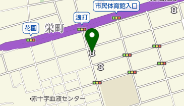 青森みちのく銀行浪打中央支店の地図画像