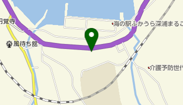青森みちのく銀行深浦支店の地図画像