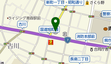 青森みちのく銀行古川支店の地図画像