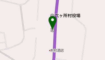 青森みちのく銀行六ケ所中央支店の地図画像