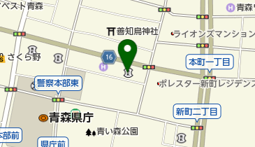 秋田銀行青森支店の地図画像