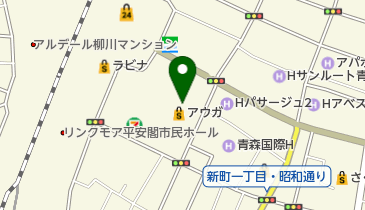 青森みちのく銀行青森市役所支店の地図画像