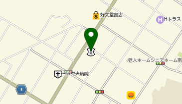 青森みちのく銀行岡三沢支店の地図画像