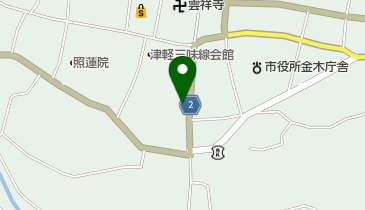 青い森信用金庫金木支店の地図画像