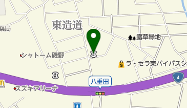 青い森信用金庫八重田支店の地図画像