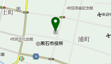 東奥信用金庫黒石支店の地図画像