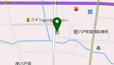 青い森信用金庫六戸支店の地図画像