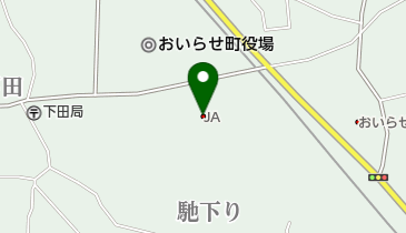 JA十和田おいらせ下田支店の地図画像