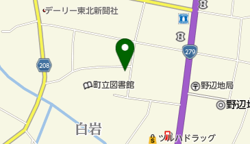 JAゆうき青森野辺地支店の地図画像