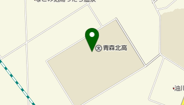 青森県立青森北高校の地図画像