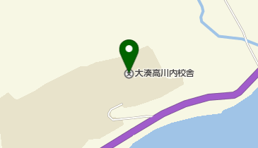 青森県立大湊高校川内校舎の地図画像