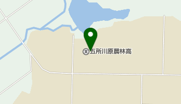 青森県立五所川原農林高校の地図画像