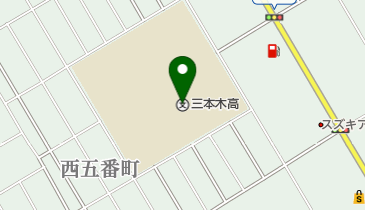 青森県立三本木高校の地図画像