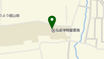 私立弘前学院聖愛高校の地図画像