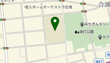 青森市立浪打中学校の地図画像
