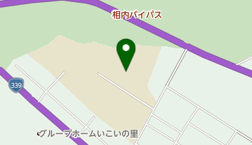 五所川原市立市浦中学校の地図画像