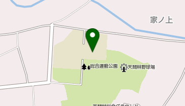 七戸町立天間林中学校の地図画像