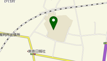 野辺地町立野辺地中学校の地図画像