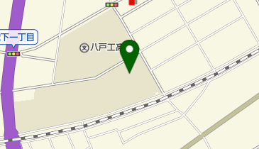 八戸市立江陽中学校の地図画像