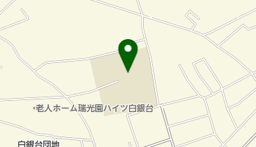 八戸市立白銀中学校の地図画像