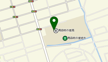 私立青森明の星中学校の地図画像