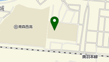 青森市立新城小学校の地図画像