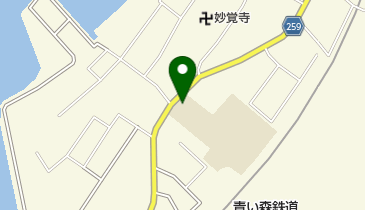 青森市立野内小学校の地図画像