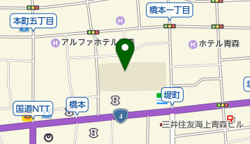 青森市立橋本小学校の地図画像