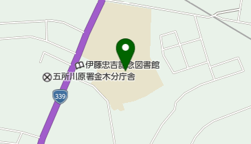 五所川原市立金木小学校の地図画像