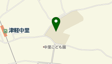 中泊町立中里小学校の地図画像