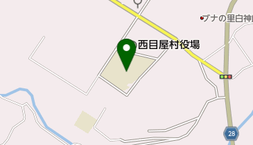 西目屋村立西目屋小学校の地図画像