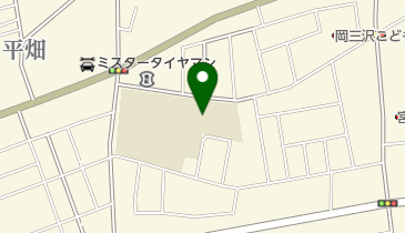 三沢市立岡三沢小学校の地図画像