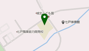 青森県立七戸養護学校の地図画像