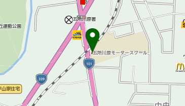 五所川原モータースクールの地図画像