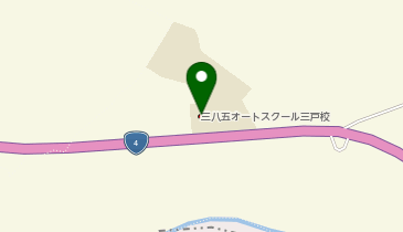 三八五オートスクール三戸校の地図画像