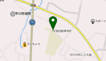 平賀自動車学校の地図画像